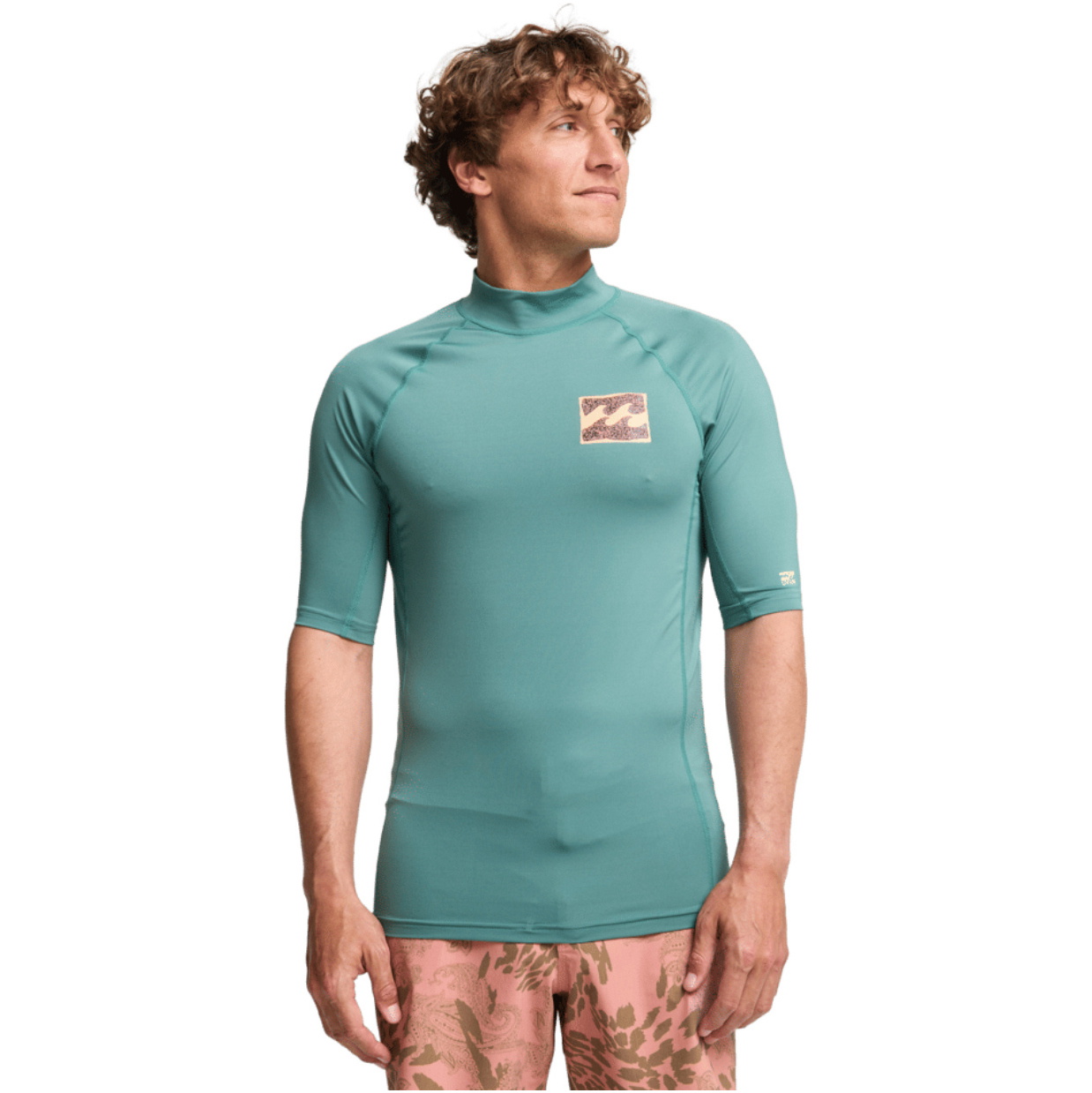2026 Billabong Männer Neuauflage: Kurzarm-Lycra-Weste EBYWR03027 - Sea Green